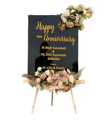 Papan Bunga Akrilik Gubug